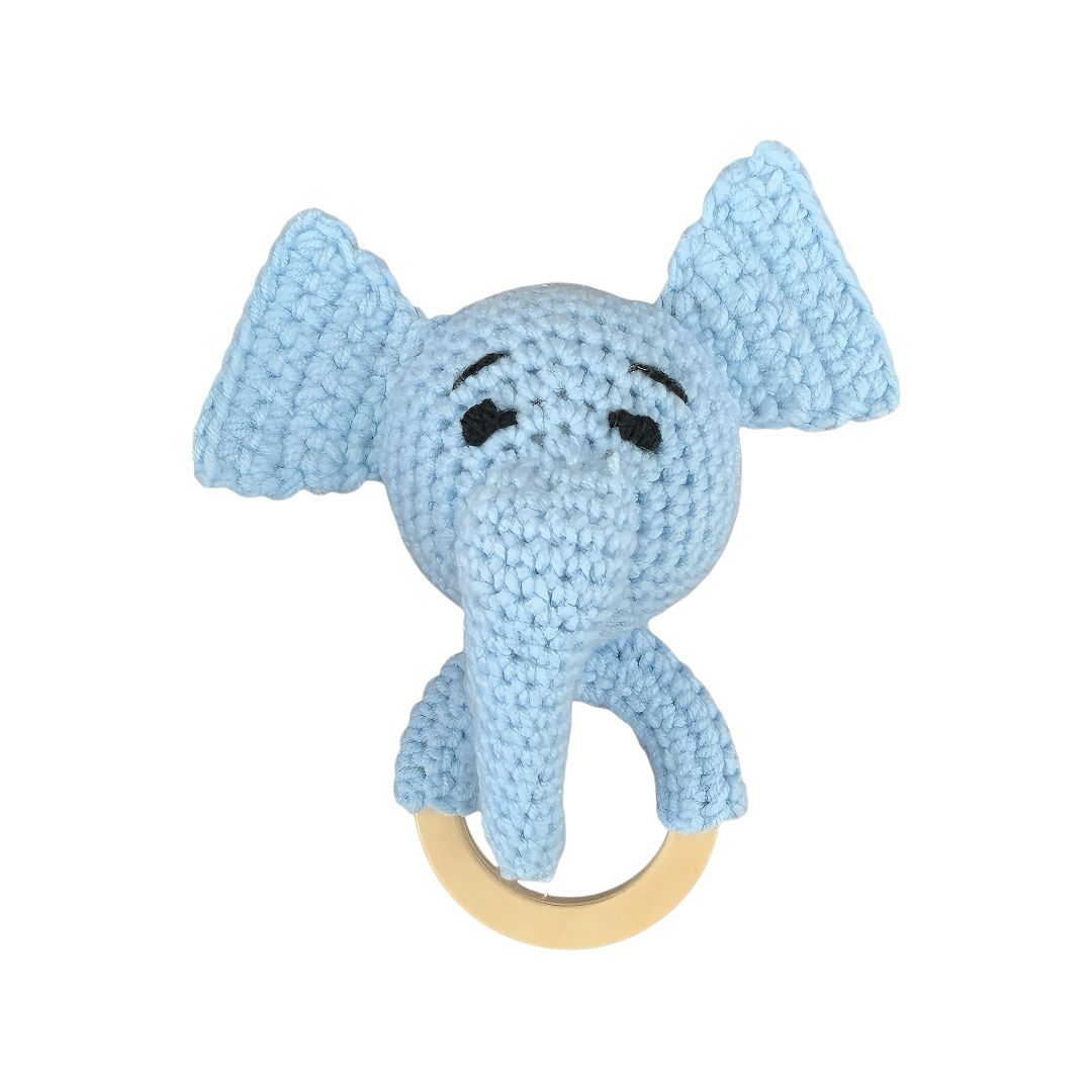 Crochet Elephant Rattle