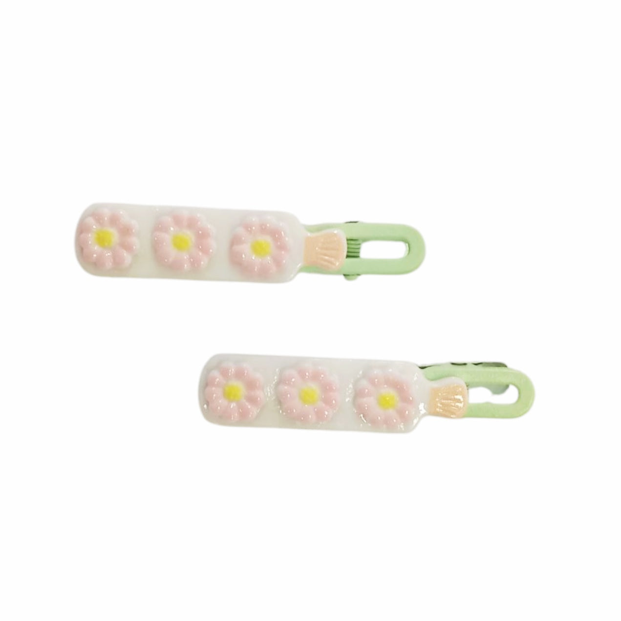 2pcs Hair Clips - Flowers