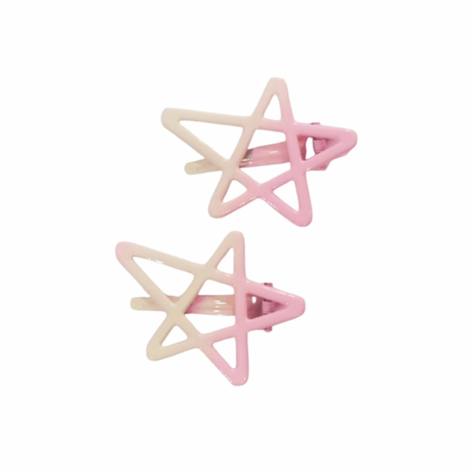2pcs Hair Clips - Star
