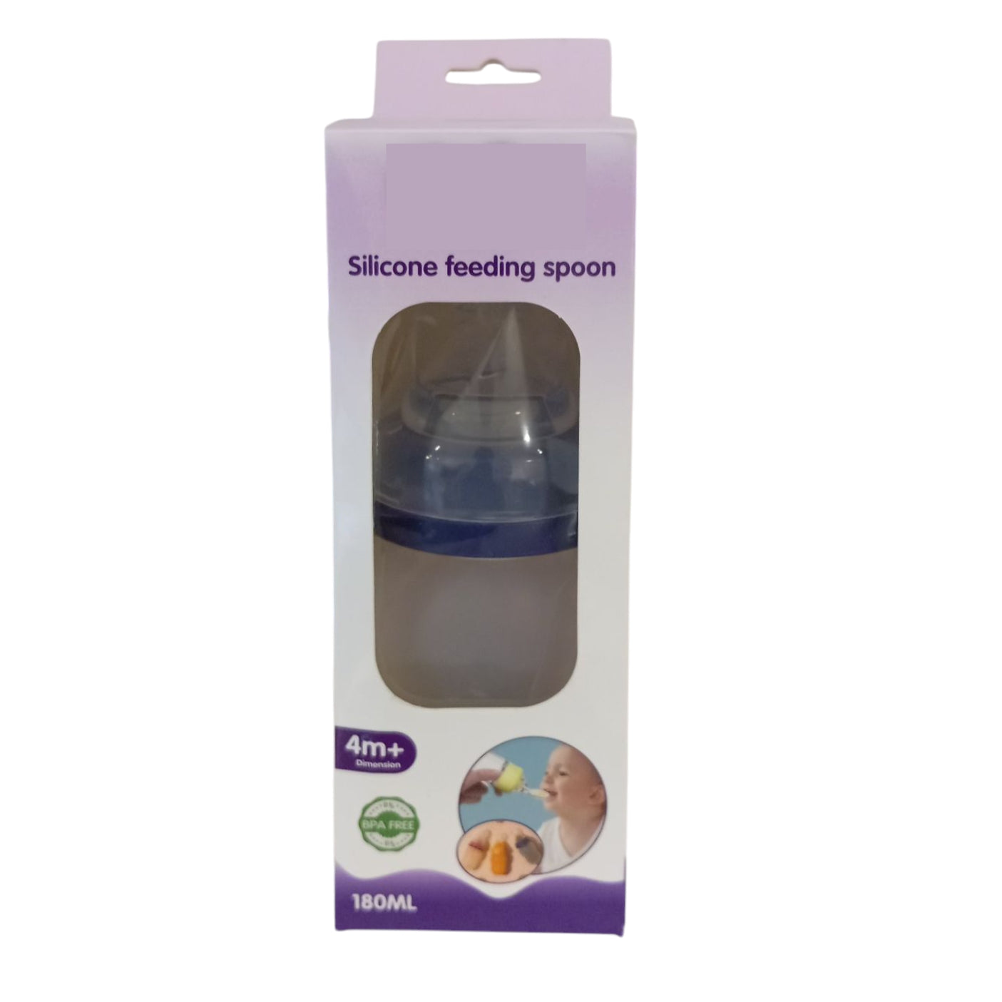 Silicone Feeding Spoon - Blue
