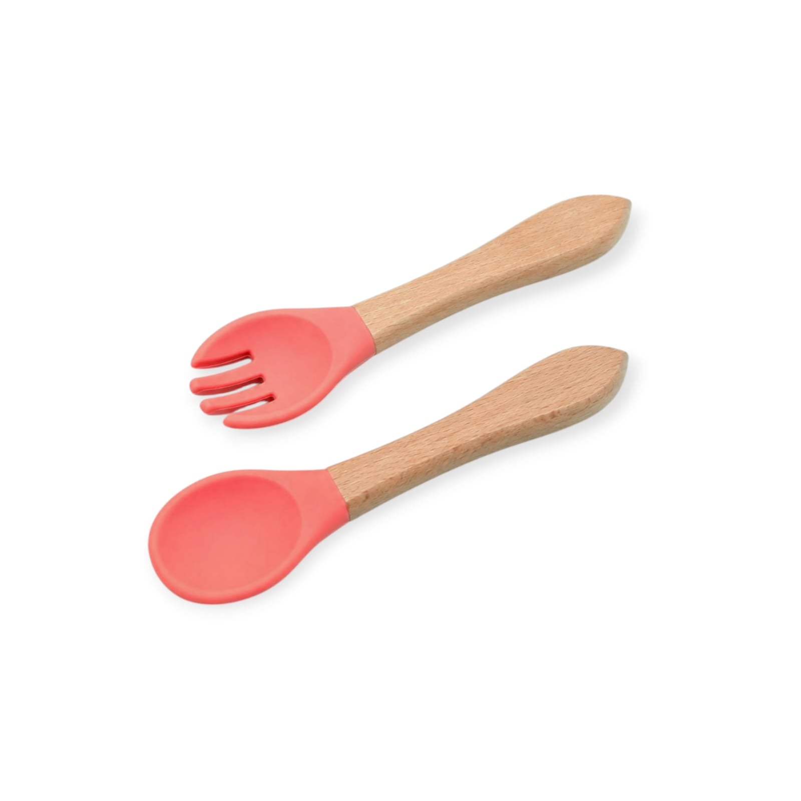 Wooden Handle Spoon & Fork