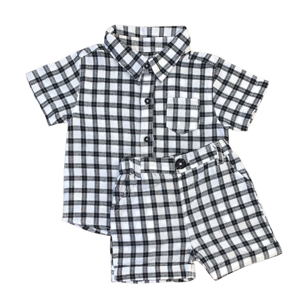 boys-checked-outfit-set-black-white-hellofellowkids
