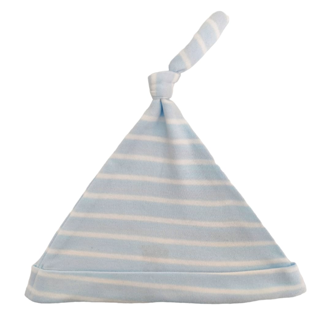 Baby Cap - Light Blue Stripe