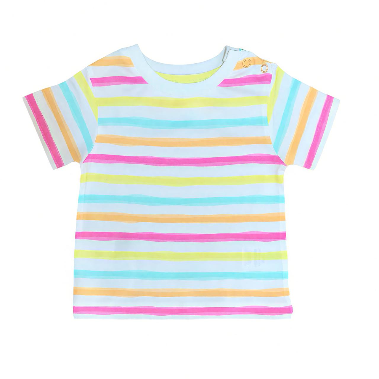 Multicolor Stripe T Shirt