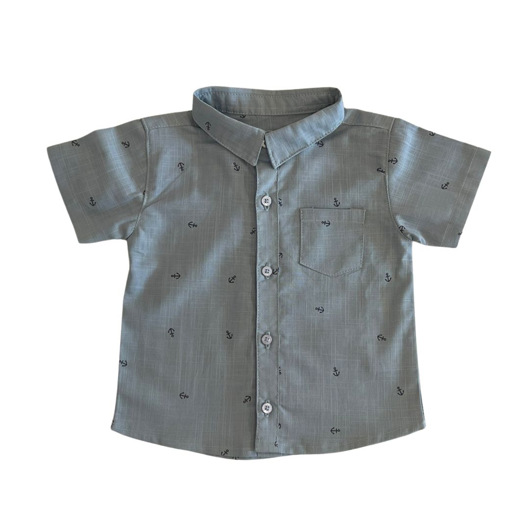 Anchor Printed Boys Shirt
