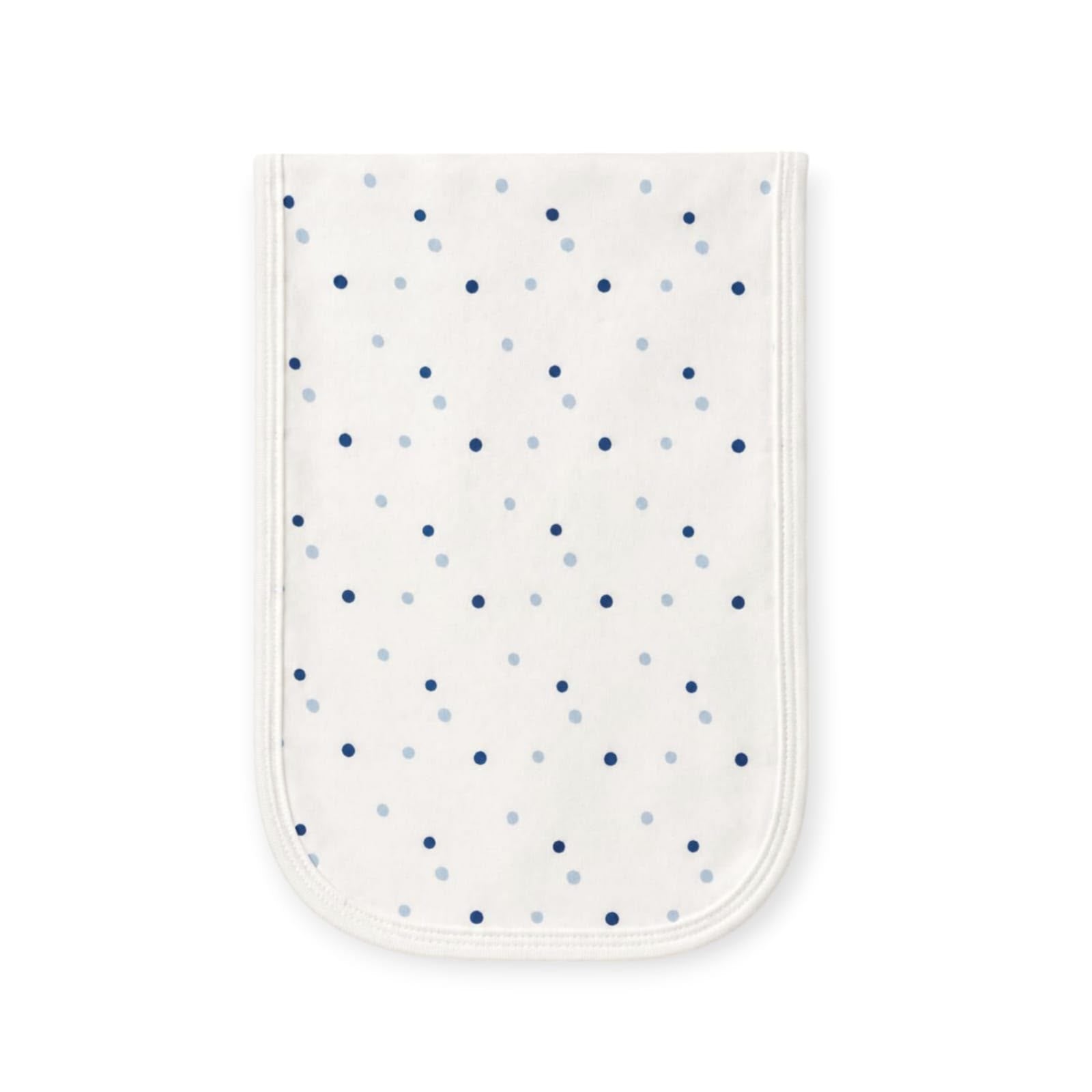 Burp Cloth - Blue Dotted