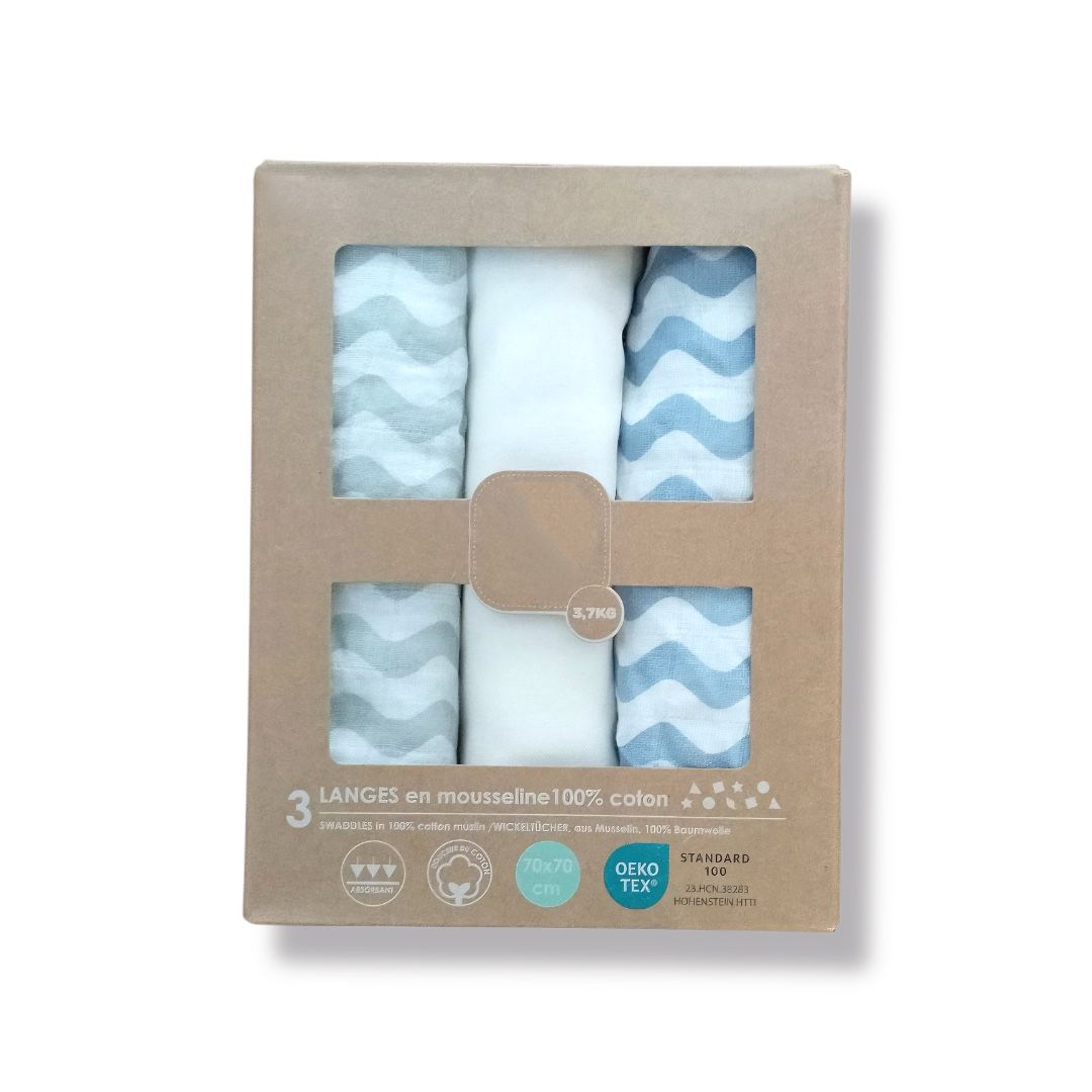 Muslin Blancket - 3pcs Pack