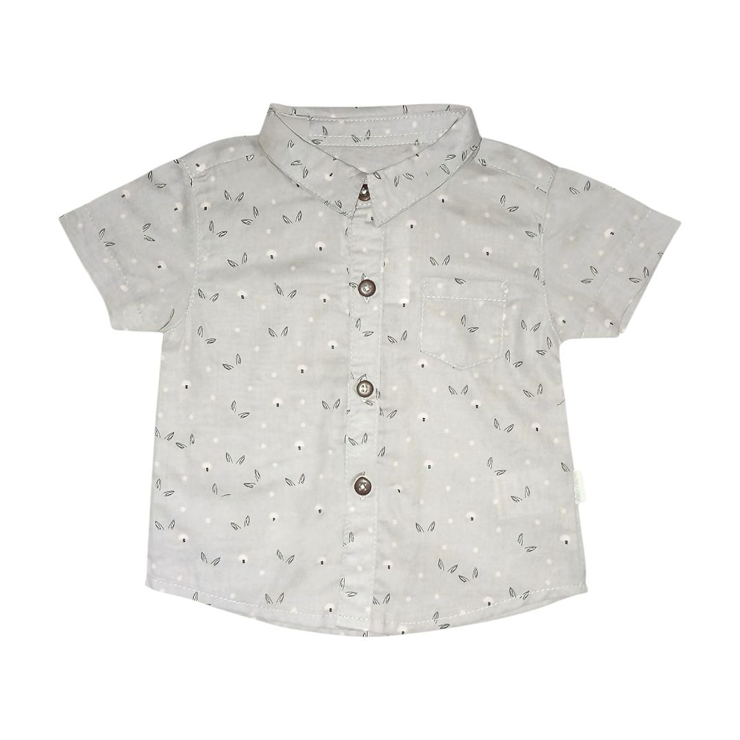 Boy’s Printed Shirt - Ash