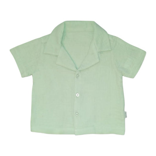 Drop Collar Shirt - Green