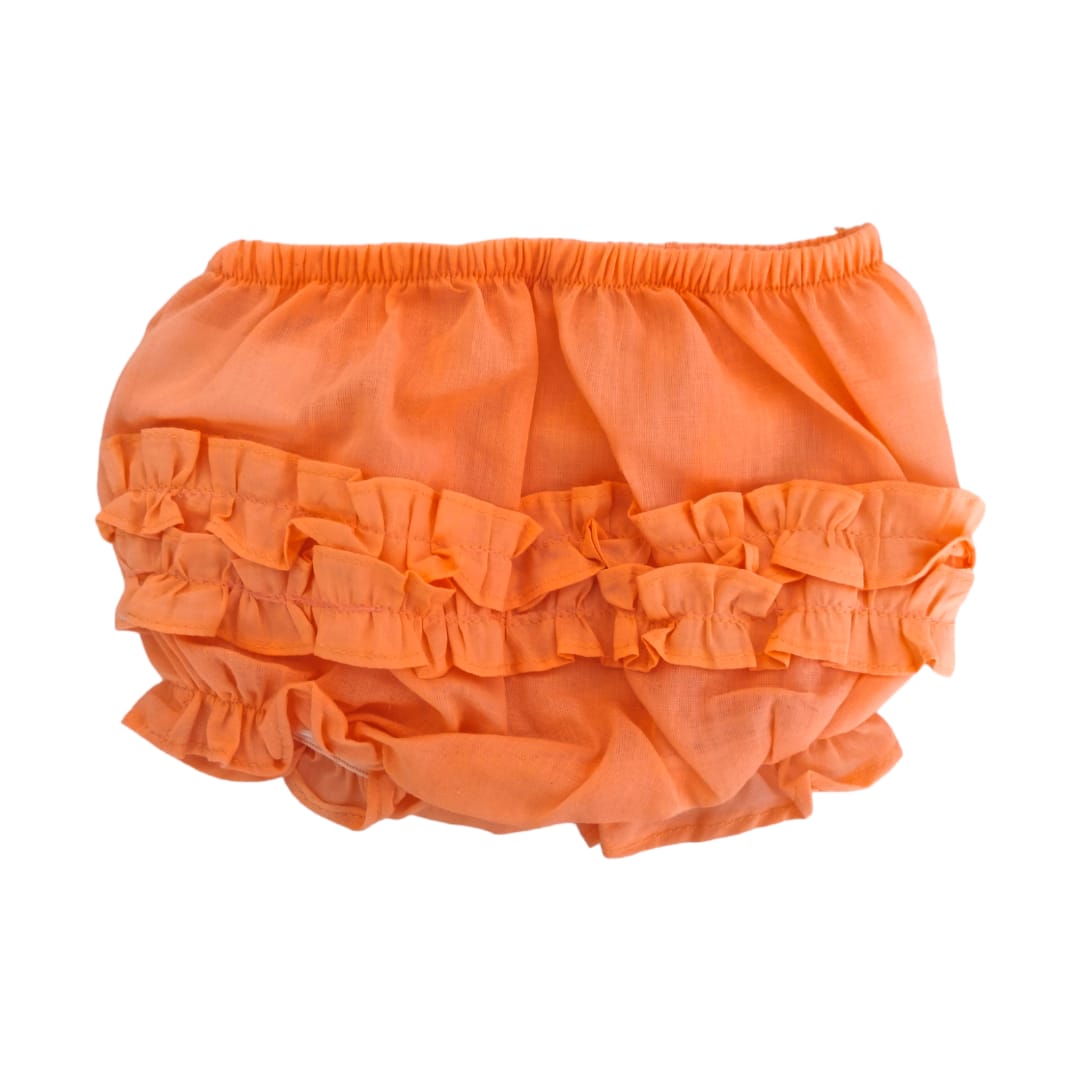 Baby Girl's Frill Panty - Orange