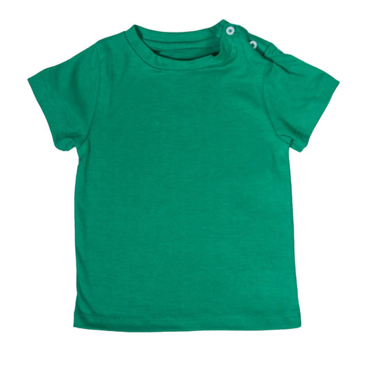 Boy's Two Button T Shirt - Green