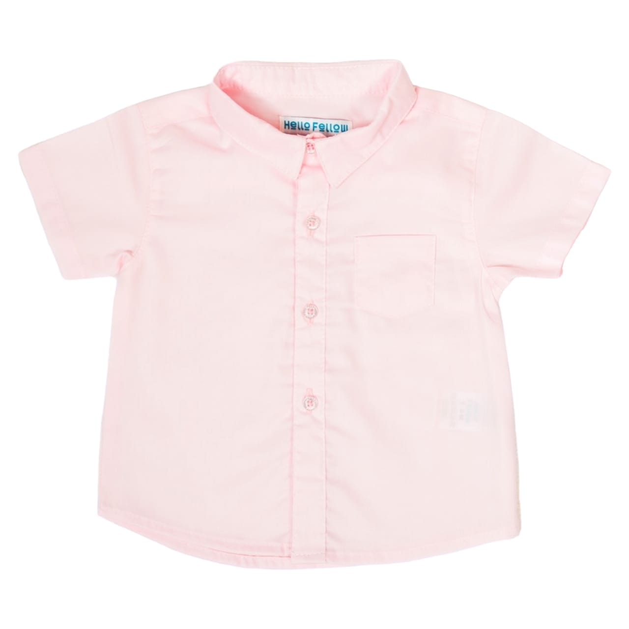 Boy's Collar Shirt - Whitey Pink