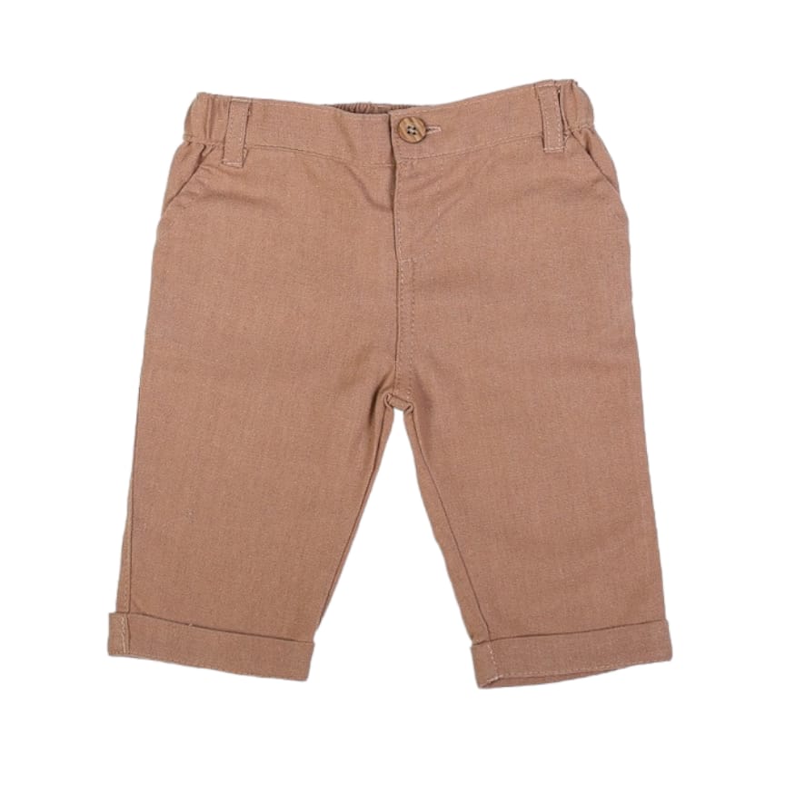 Boy's Capri Pant - Light Brown