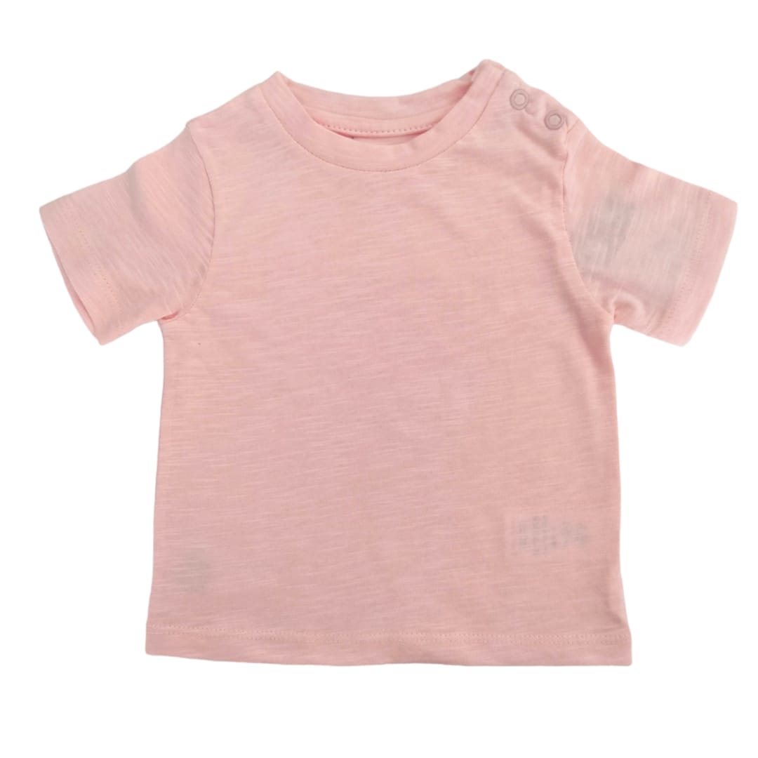 Boy's Plain T Shirt - Pink