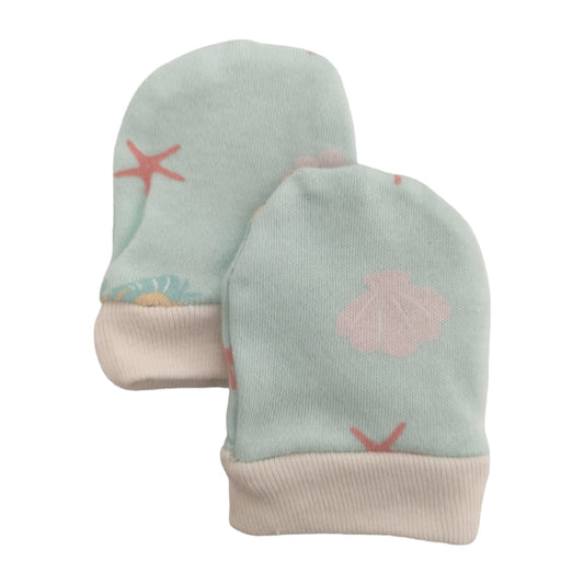 Baby Mittens - Green Printed