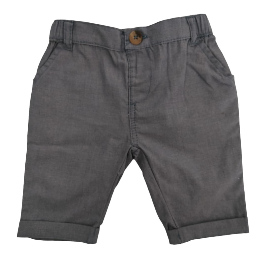 Boy's Linen Pant - Dark Brown