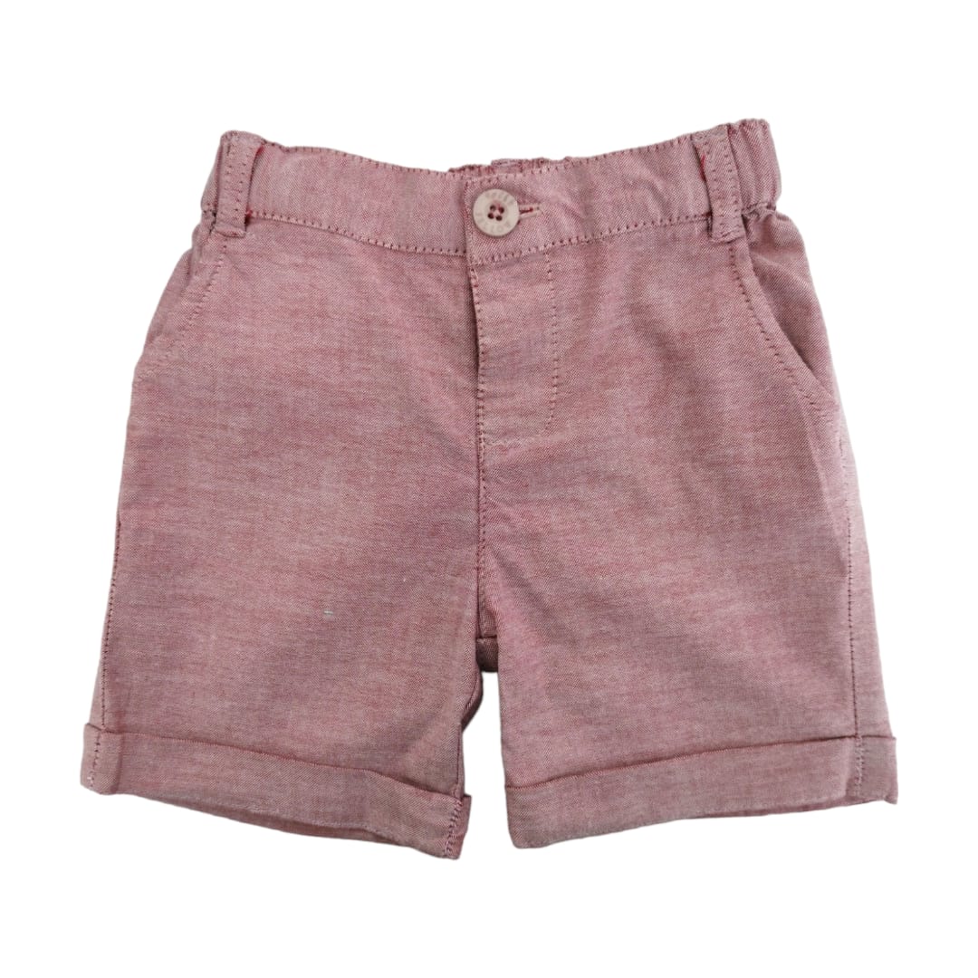 Boy's Linen Short - Purple