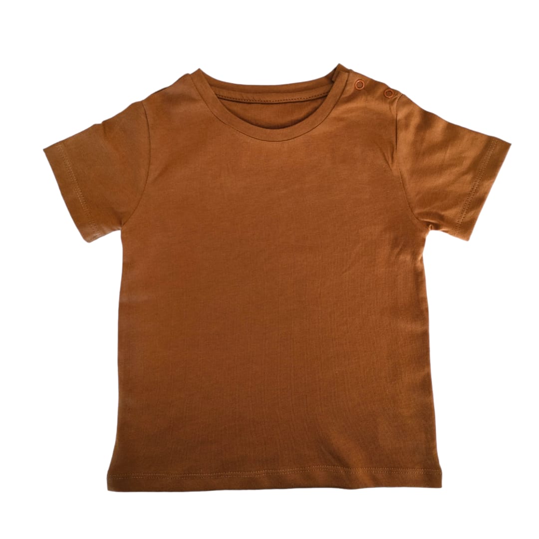 Boy's T Shirt - Brown