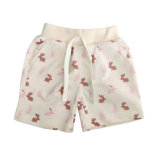 Boy's Rib Short - Rabbit Printed