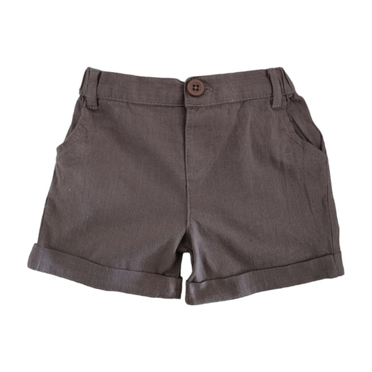 Boy's Linen Short - Brown