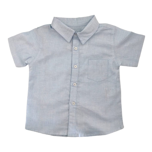 Boy's Collar Shirt - Blue
