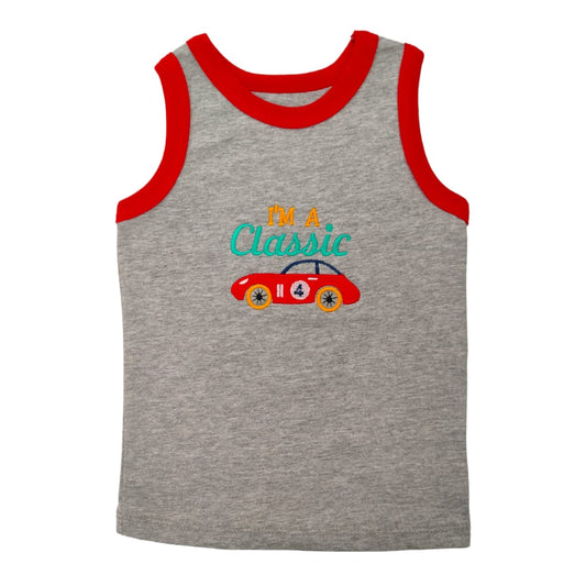 Boy's Gray Skinny - "I'm a Classic" Theme