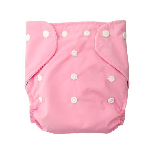 Washable Baby Nappy Wrap - Pink