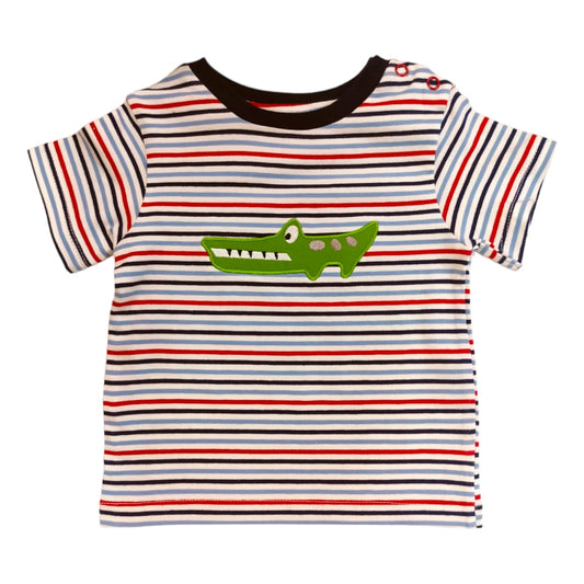 Boy's Stripe T Shirt - Baby Crocodile