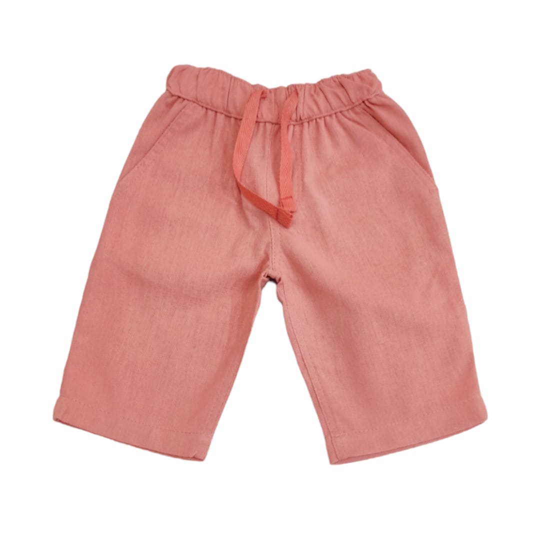 Boy's Three Quarter Pant - Peach