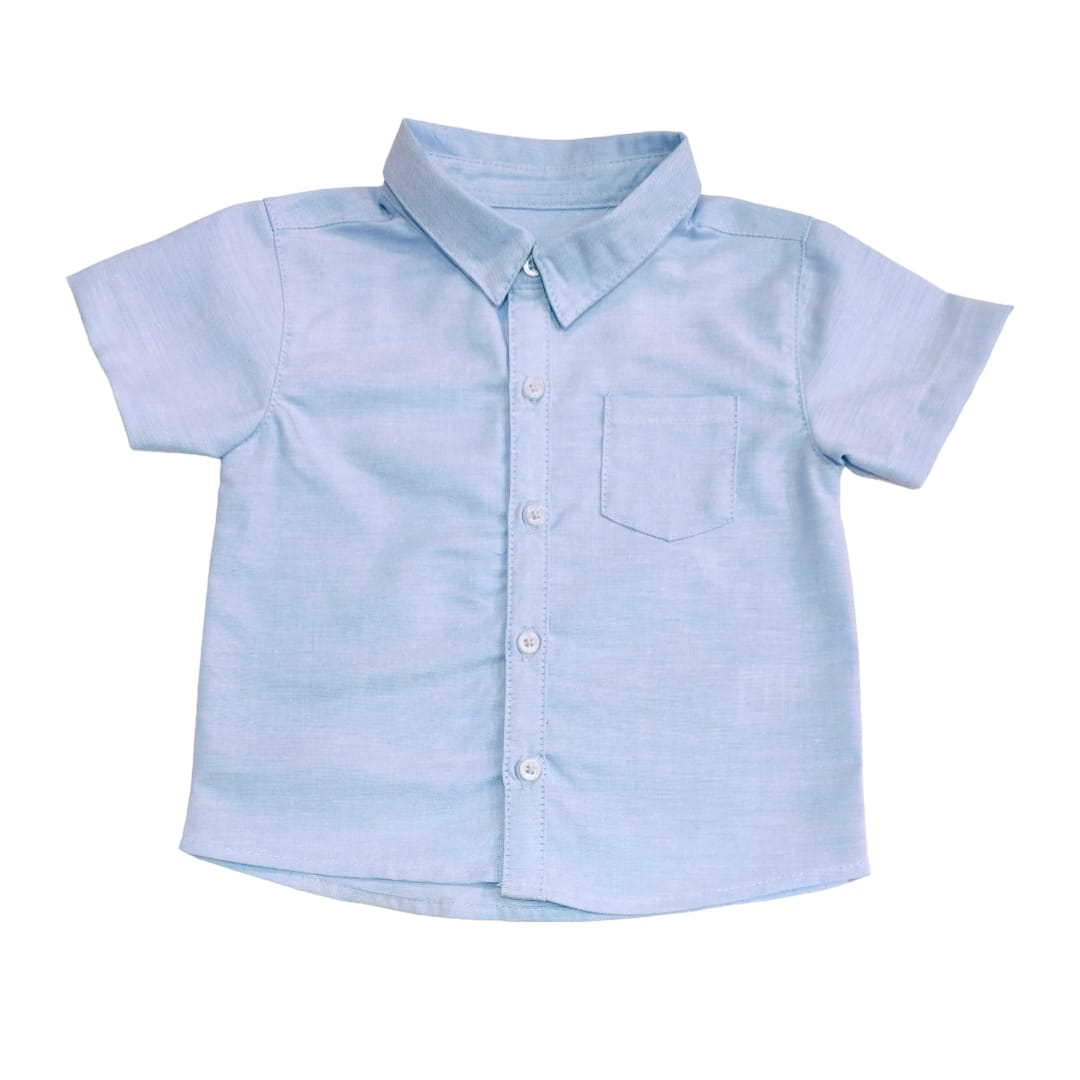 Boy's Collar Shirt - Blue