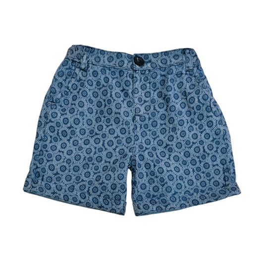 Boy's Denim Short - Blue Printed