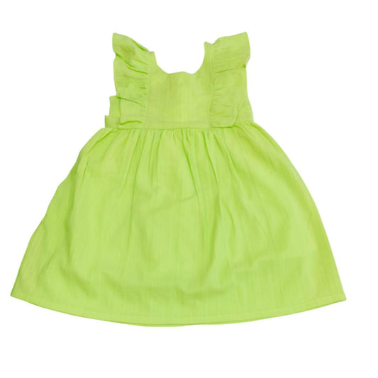 Girl's Brode Dress - Green