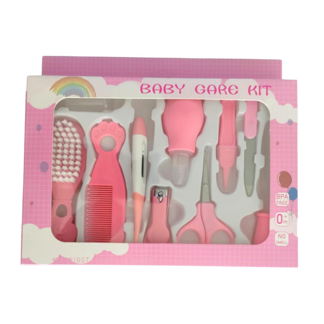 Baby Care Kit 10pcs - Pink