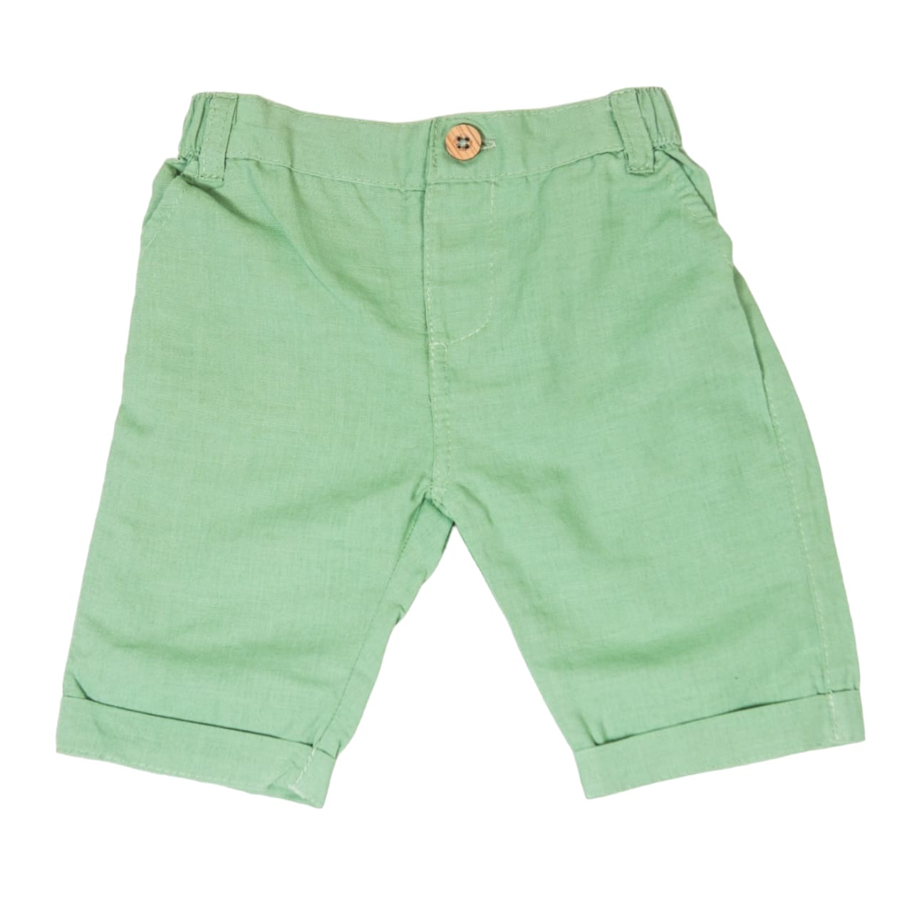 Boy's Linen Pant - Apple Green