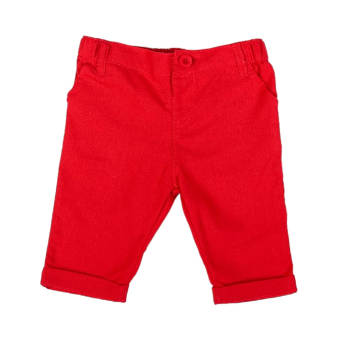 Boy's Capri Pant - Red
