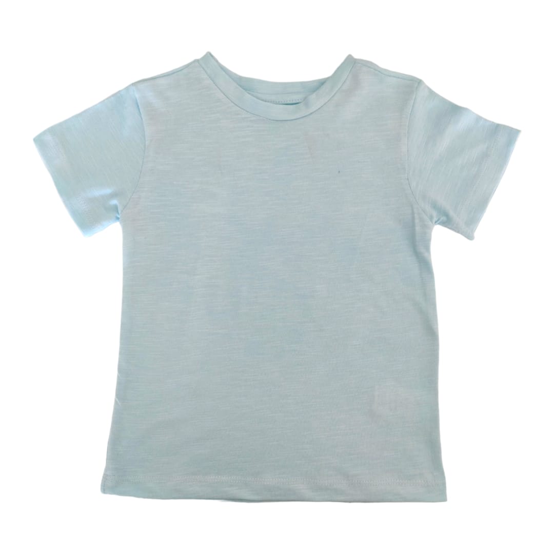Boy's Plain T Shirt - Light Blue