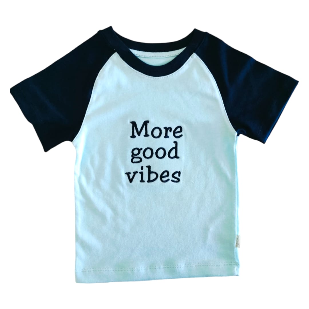 Boy's Light blue "More Good Vibes" T Shirt