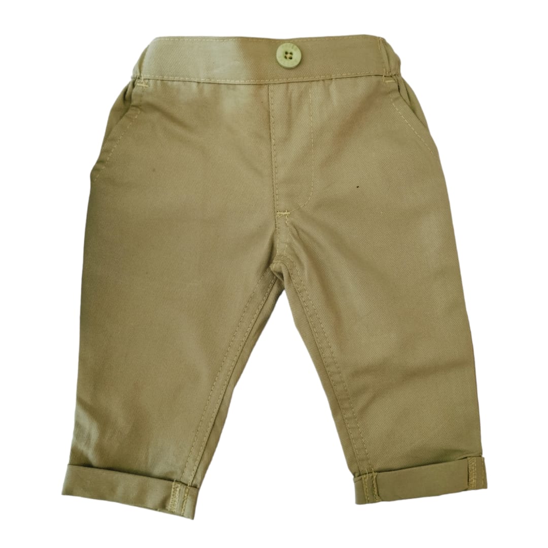 Boy's Cotton Pant - Green