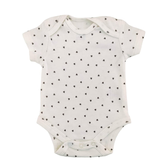 Baby Body Suit - Heart Printed