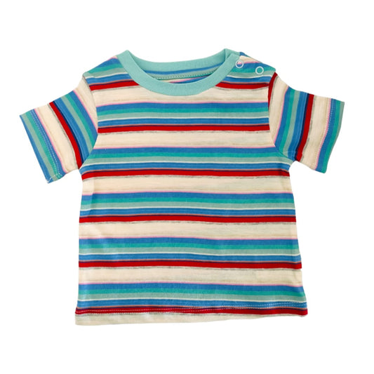 Boy's T Shirt - Multicolor Striped