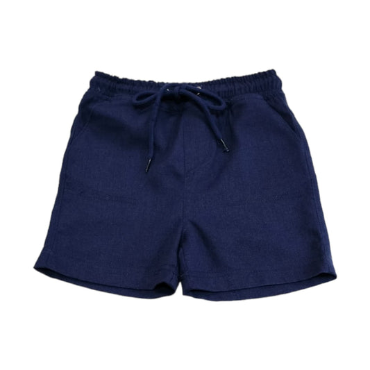 Boy's Linen Short - Blue