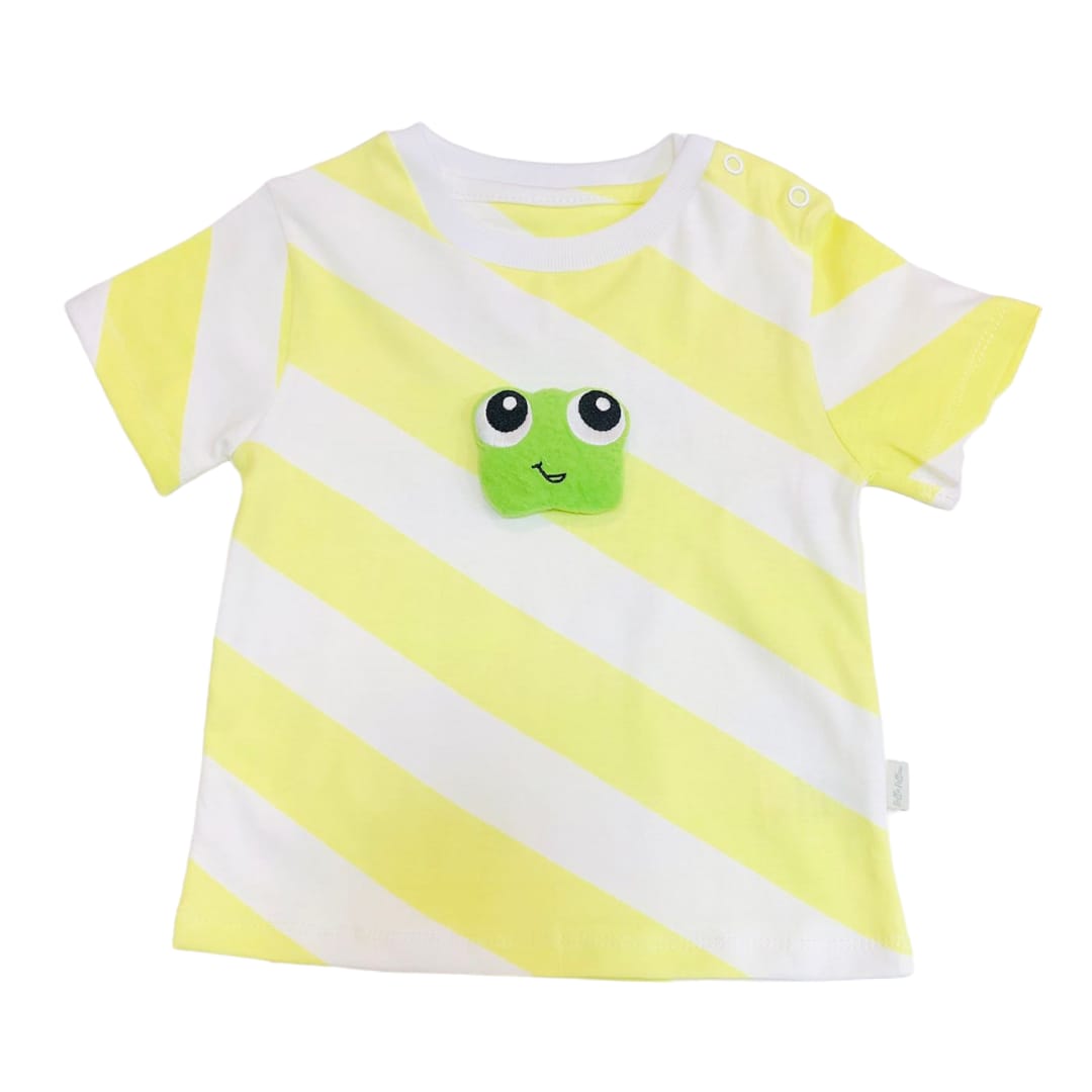 Boy's T Shirt - Yellow Striped