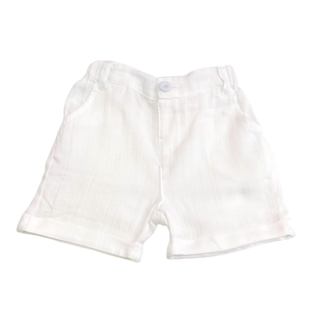 Baby Boy's Short - White