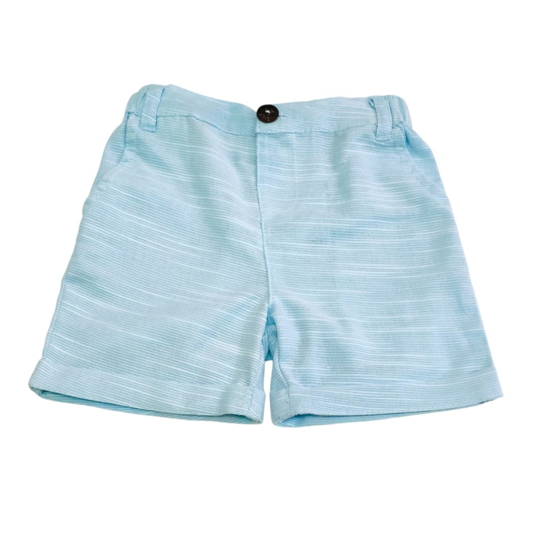 Boy's Short - Light Blue Lined