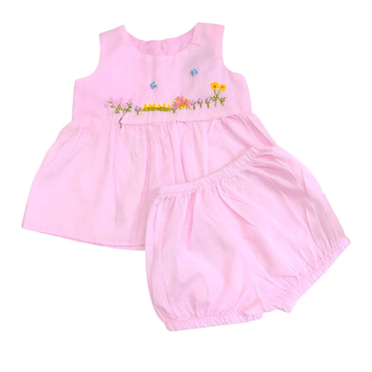 Baby Girl Dress Set - Pink