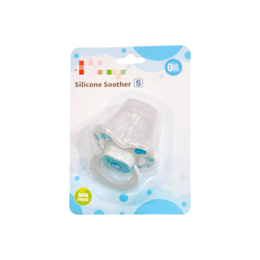 Baby Silicon Soother - White