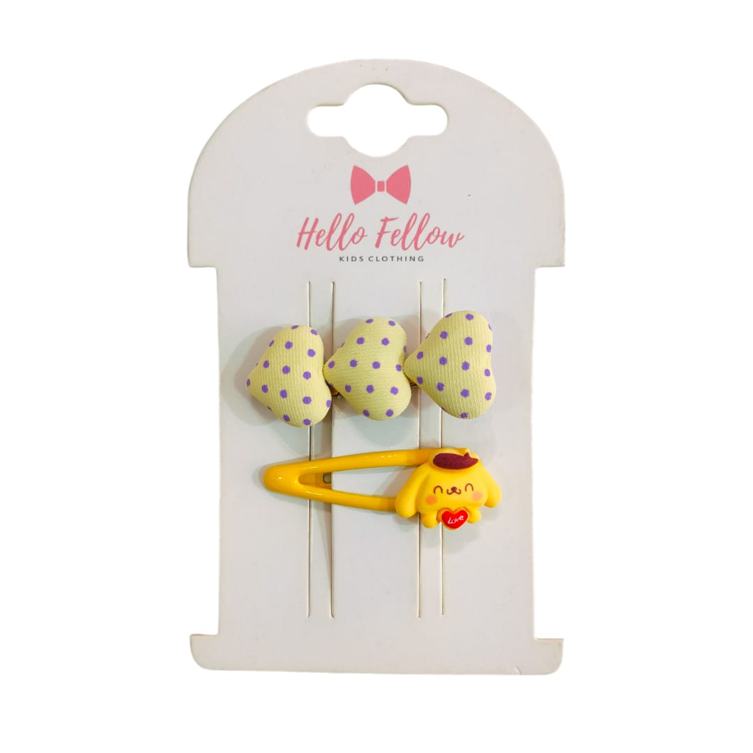 Girl's Hair Clip - Yellow