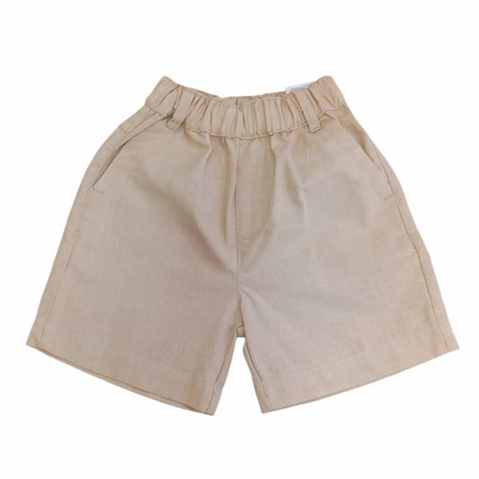 Boy's Linen Short - Beige