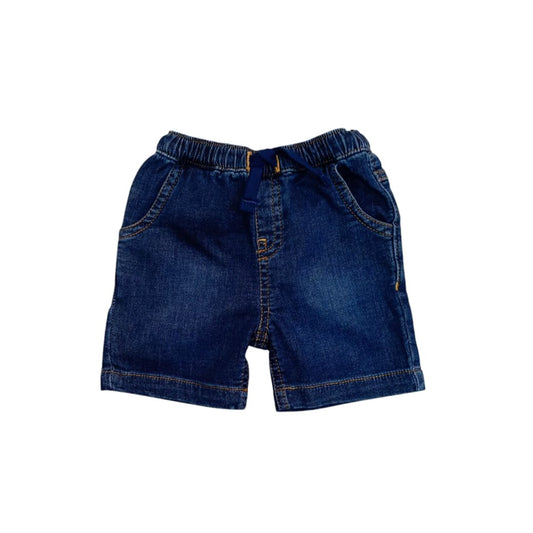 Dark Blue Denim Short