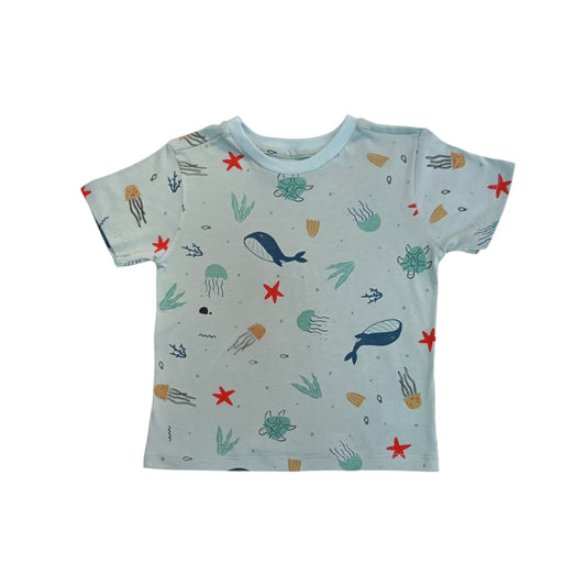 Sea Print T - Shirt